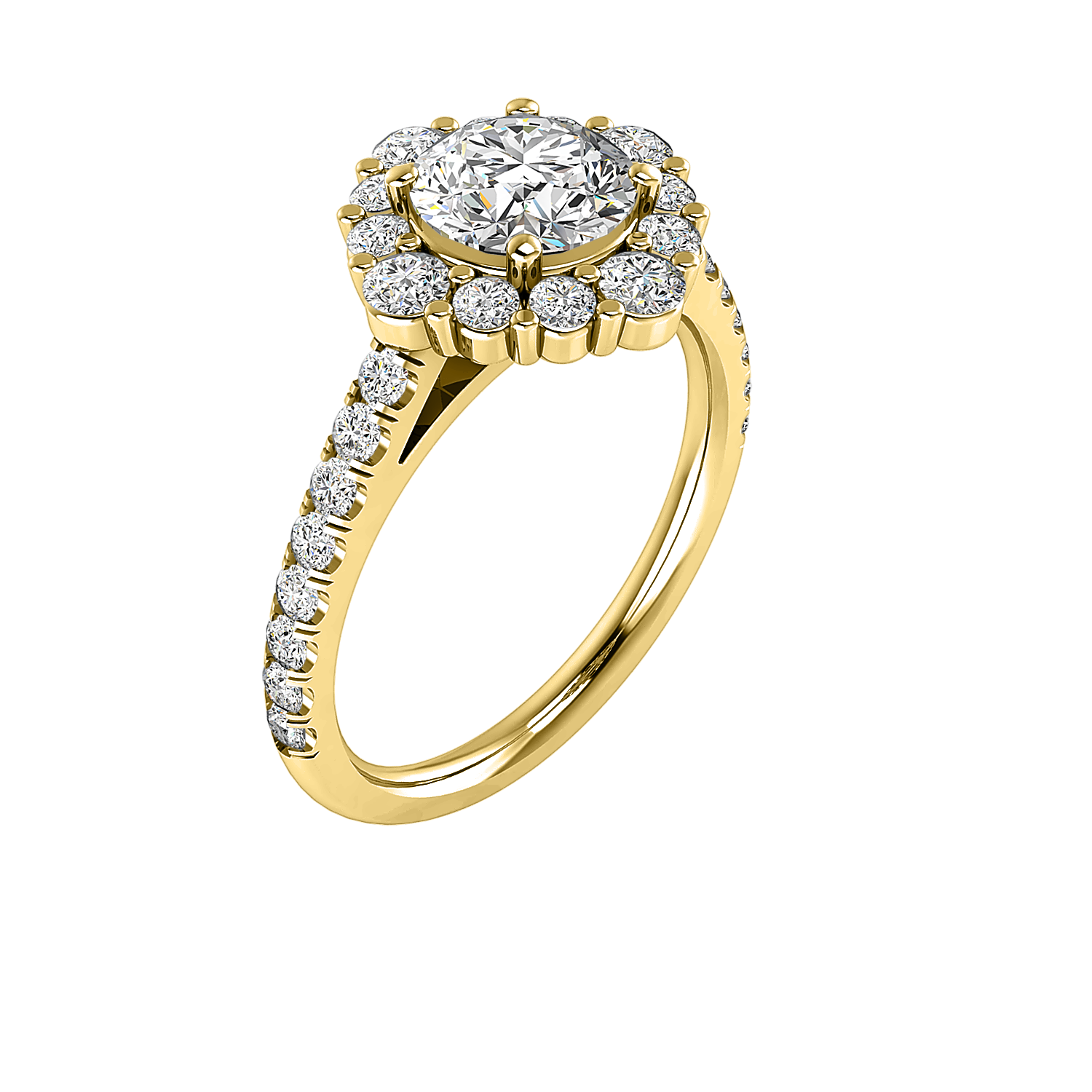 Hayden Halo Engagement Ring